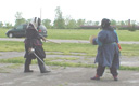 Malkinius sparring.